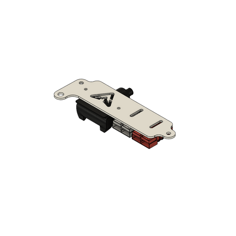 7 Pin Flat Plug + 2x Anderson Plug Mounting Bracket - Adventure Corp