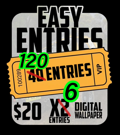 120 Entries + Digital Download - Adventure Corp