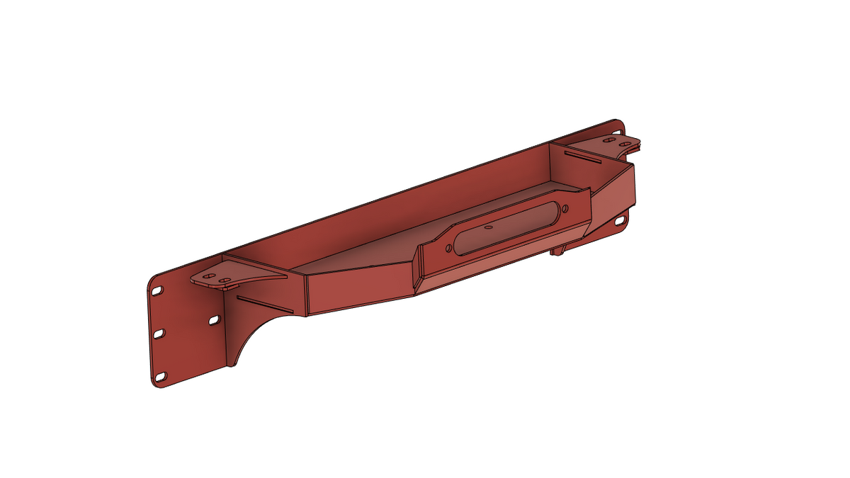 Nissan Patrol Y62 S5+ Behind Bumper Winch Cradle Adventure Corp