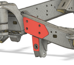 80/105 Series LandCruiser Steering Box Brace Kit – 5mm Steel Reinforcement Plates (Longer Bolts Required)