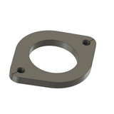 2.5" - 2 Bolt Exhaust Flange - Mild Steel - Adventure Corp